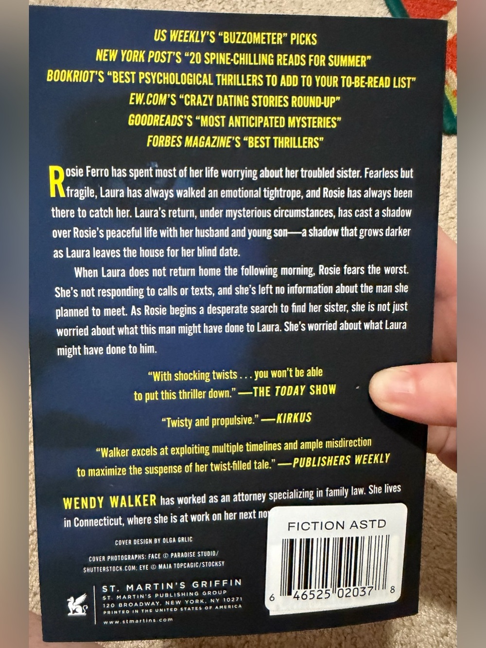 NWT. The Night Before by Wendy Walker - Paperback - Picture 3 of 3